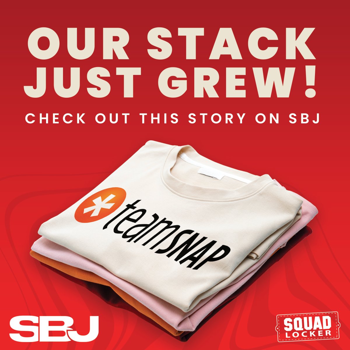 Our stack just grew! Check out the story on @SBJ tinyurl.com/447pajyj #WeLoveTeams @teamsnap #Partnerships #News
