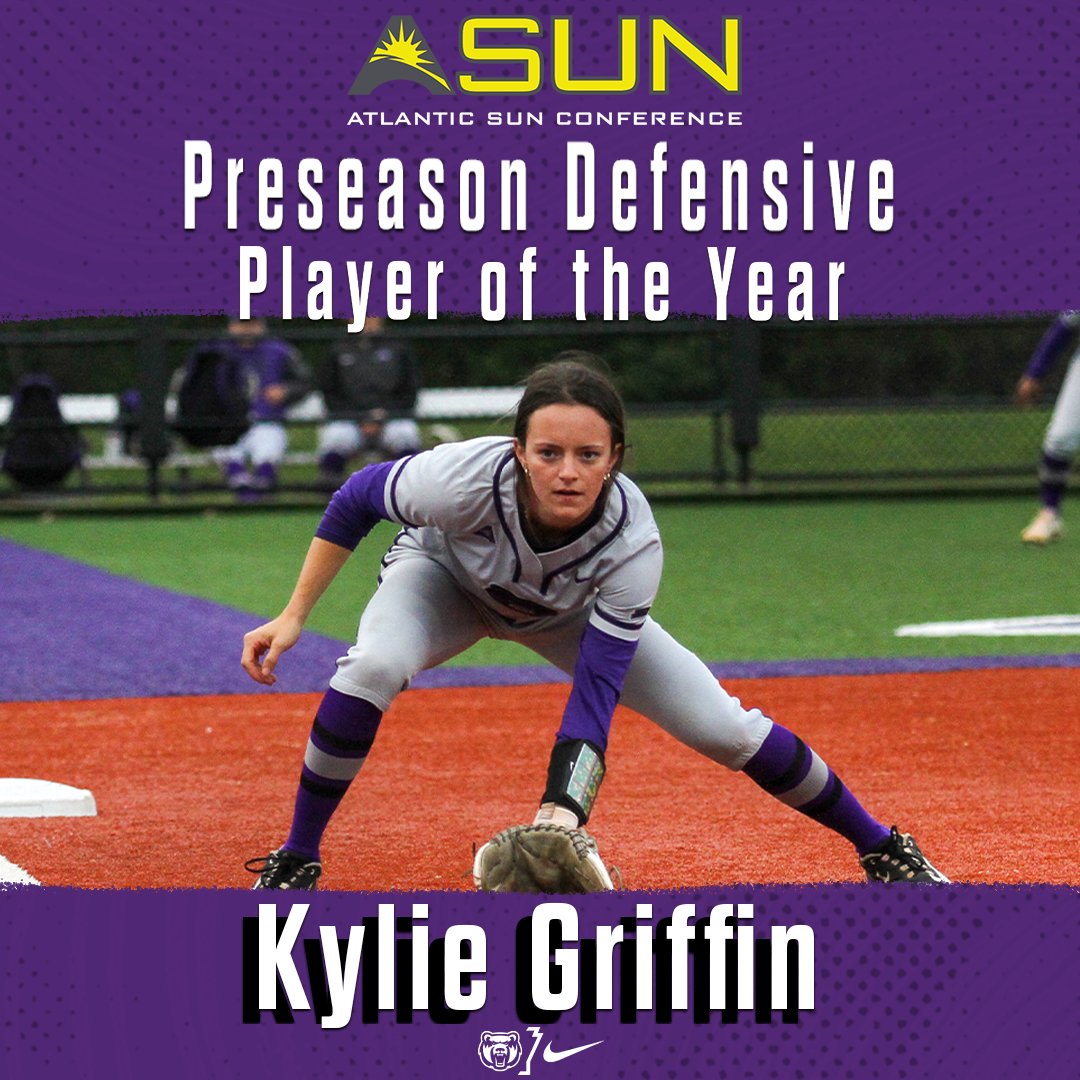 They're the best of the best. 

Tremere Harris was named the ASUN's Preseason Player of the Year, and Kylie Griffin was named the league's Preseason Defensive Player of the Year! Incredible honors for a couple of incredible Bears!

📰- bit.ly/42sAM27

#BearClawsUp