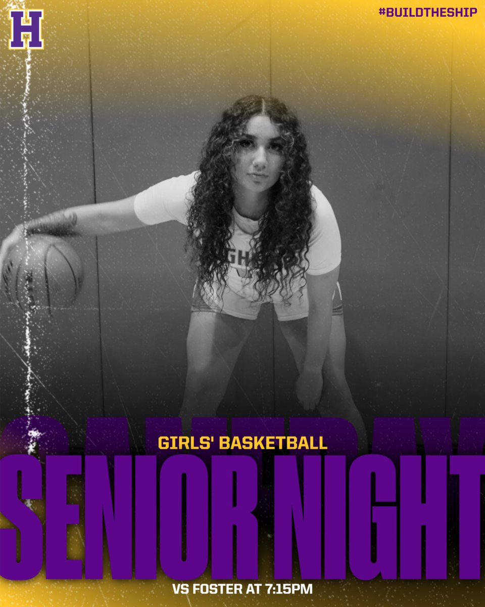 It's senior night for Girls' Basketball! Come celebrate Naomi tonight before the Pirates take on Foster at 7:15pm. #gopirates