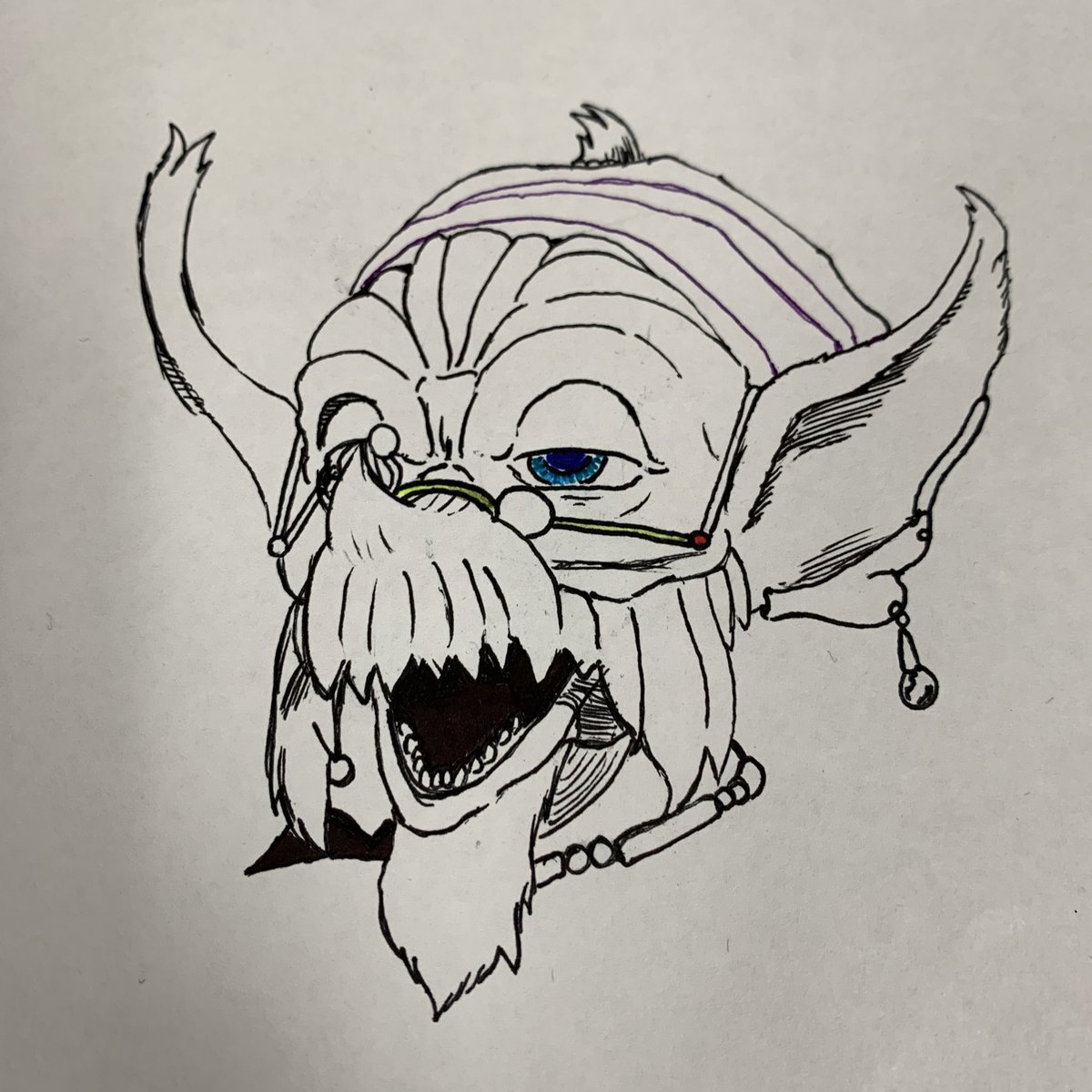 NathanTZ's tweet photo. #WorkTimeFun
15 minute sketch of Finster while on break https://t.co/AkHkx0ylMt