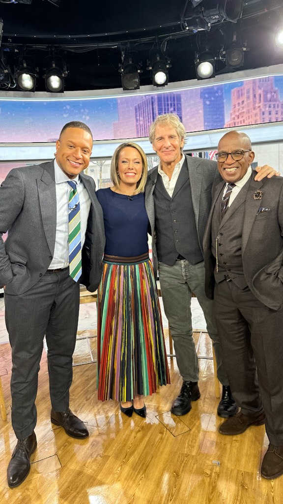 Had a great time on TODAY! Thanks so much for having me. @alroker @craigmelvin @DylanDreyerNBC