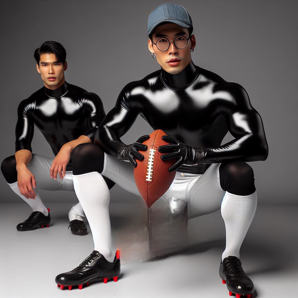SpandexMan3's tweet photo. #AIArtwork #aimuscularasianmen #gayasian #gayjerkoffpics https://t.co/QoFAL8mx76