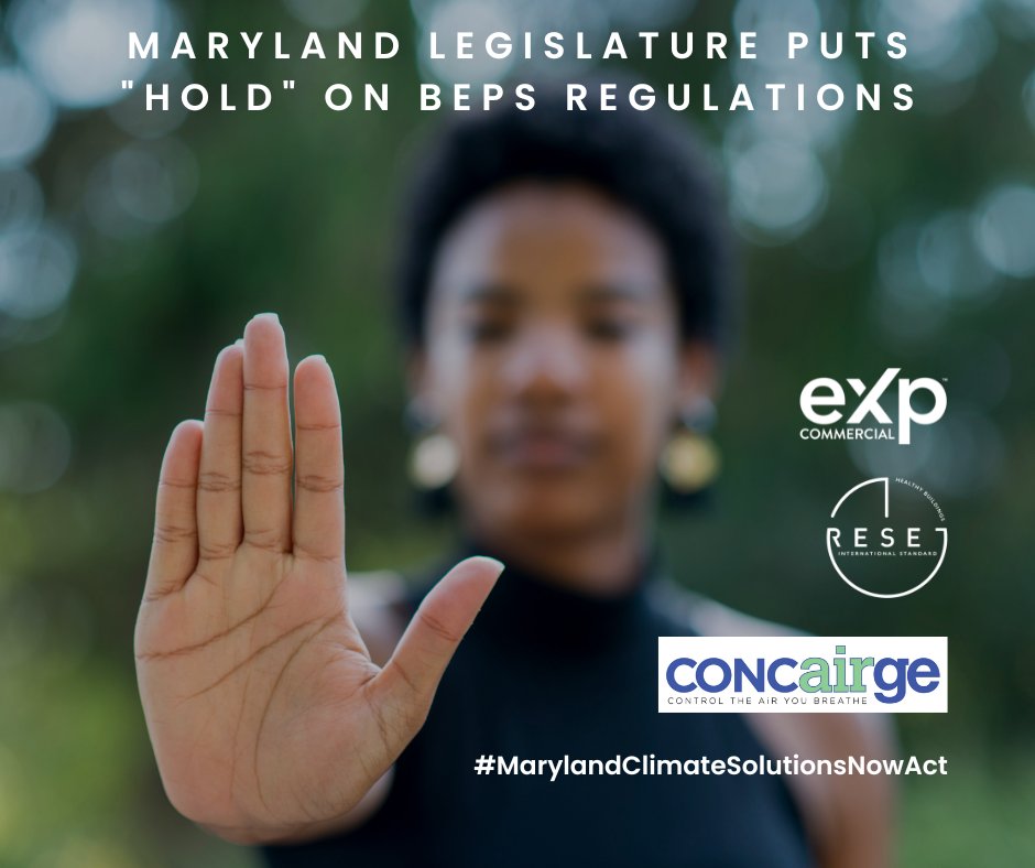 AaronRiceHelps's tweet photo. Breaking News: Maryland Building Energy Performance Standards (BEPS) Regulations Are On Hold.
https://t.co/lvMWnHVHp6 https://t.co/DRakeYs4u5
