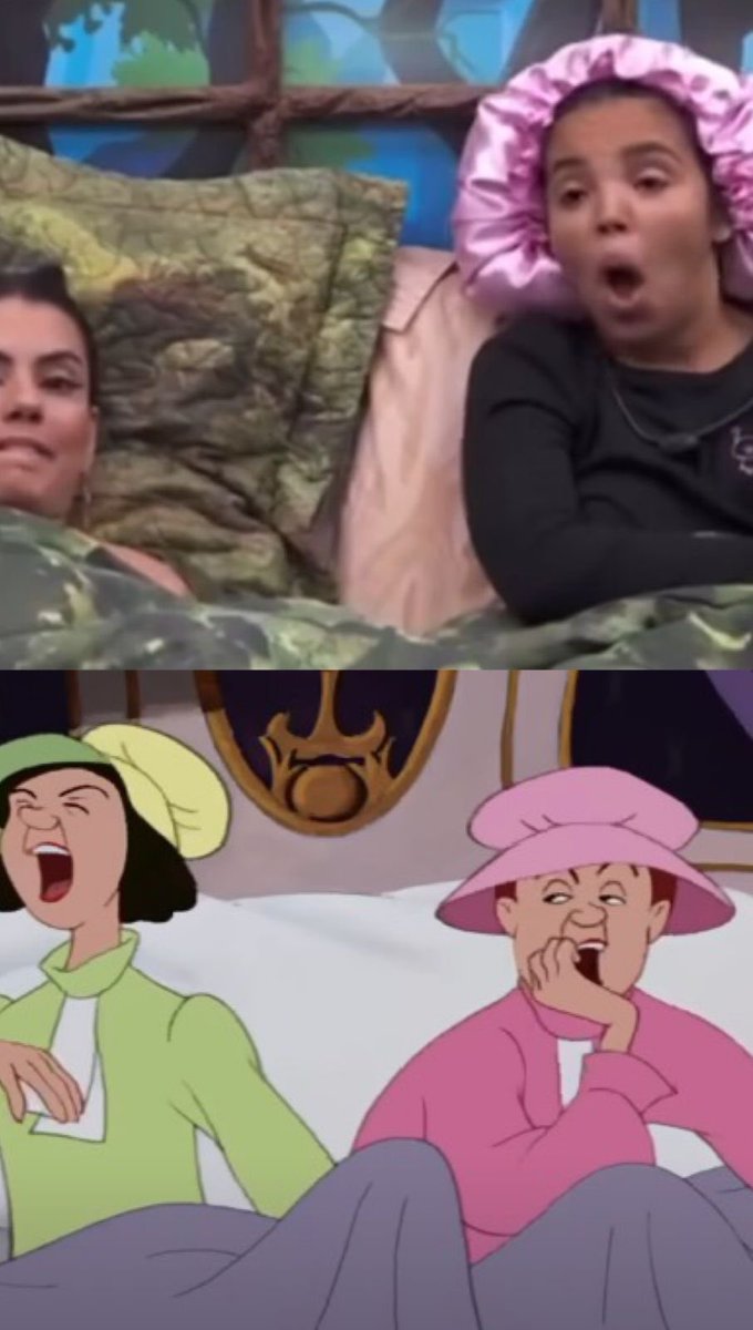 ALANISSIMA's tweet photo. Gente, alguém já reparou que Pitel e Fernanda #BBB24 têm a mesma energia das irmãs da Cinderela?
#pitelbbb24 #fernandabbb24 #anastasia #drizzella https://t.co/wIhWjKoJHG