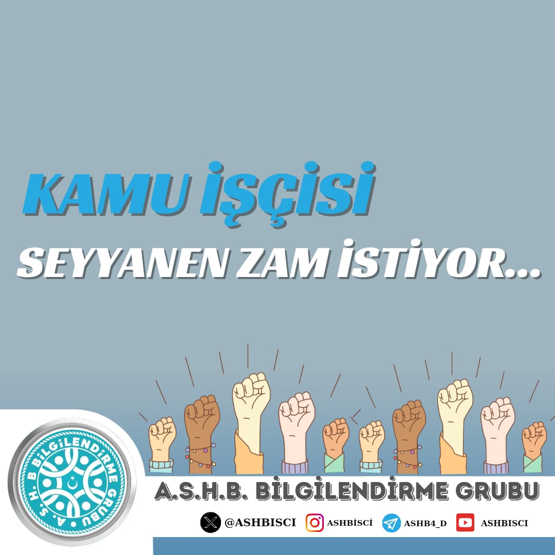 ASHBISCI's tweet photo. Kamu işçisi SEYYANEN ZAM istiyor.
👉🏻 #iscininumuduRTE 
@tcbestepe @elonmusk @RTErdogan @isikhanvedat 
@_cevdetyilmaz @MahinurOzdemir @fahrettinaltun @hakiskonf @ozsagliksen @turkiskonf @trsaglikis https://t.co/4yBqqyfk42