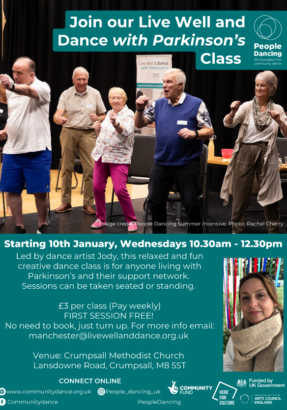 I had a great time at the lovely Jody's Dance with #parkinsons class today. There's plenty of space if you want to join next week.....