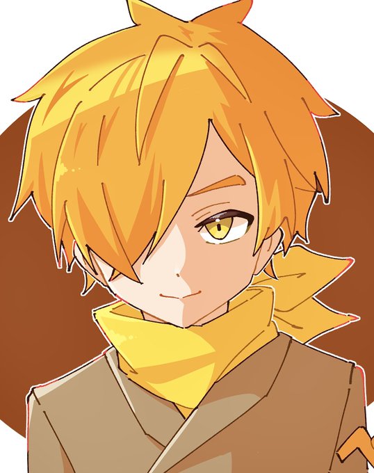 「yellow eyes yellow scarf」 illustration images(Latest)