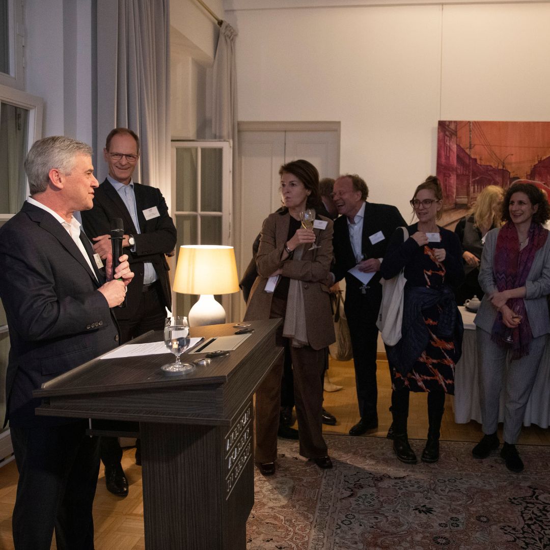 A full house last night for our spring 2024 fellows presentation. Learn more at buff.ly/3rM6byb & sign up for their lectures at buff.ly/3vVuHiH. Welcoming remarks by Thomas Bagger, State Secretary in the Federal Foreign Office, & Academy President Daniel Benjamin.