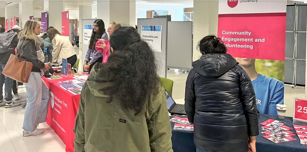 We've had a wonderfully busy @PsychologyNTU Festival of Psychology this afternoon, where we explored just a small selection of the career directions psychology can take you. Huge thanks to the hundreds of students who attended & contributed to making the event so successful 😊