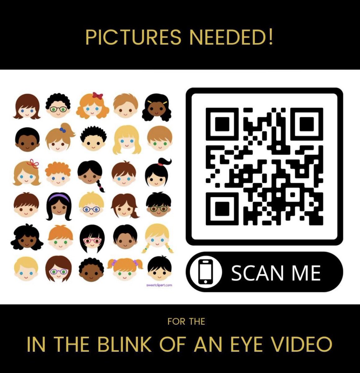 Seniors …. We need your kindergarten picture!  Please use the QR code to upload. Only takes a minute. Currently we’re missing over 250 pictures!!!!!