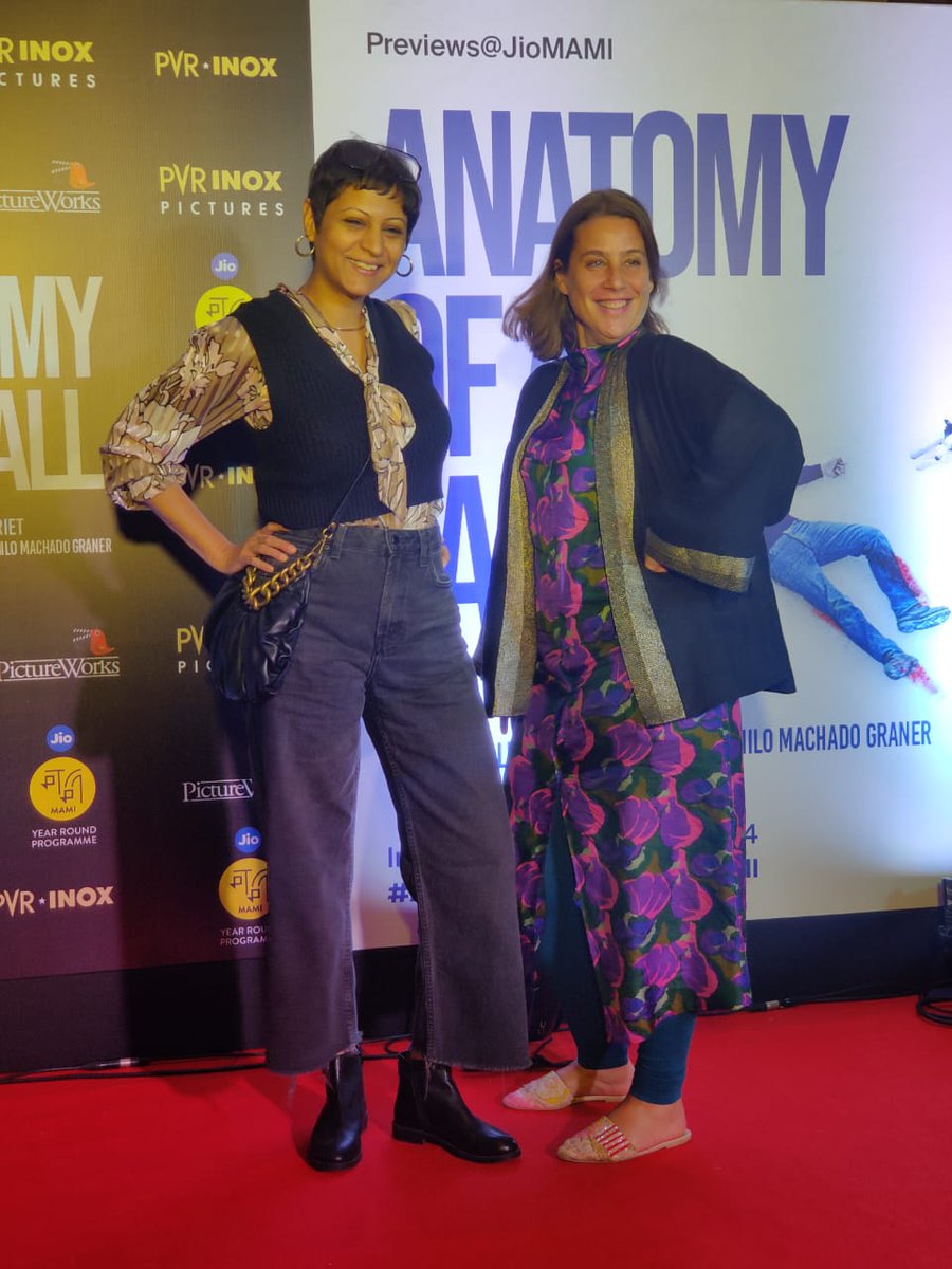MumbaiFilmFest's tweet image. #AnatomyOfAFallAtJioMAMI 

@atikachohan with #JulietteGrandmont 

#PictureWorks 
@PicturesPVR 
@_PVRCinemas