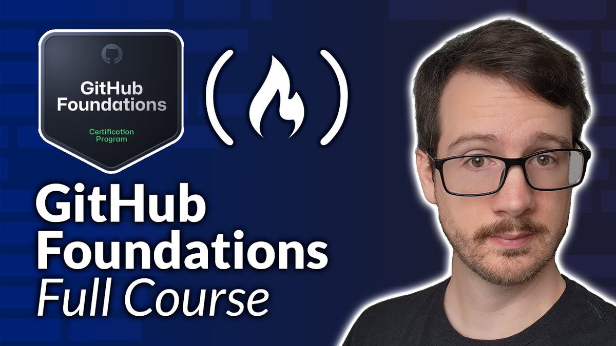 My free @GitHub Foundations Certification study course has dropped on <a href="/freeCodeCamp/">freeCodeCamp.org</a>.