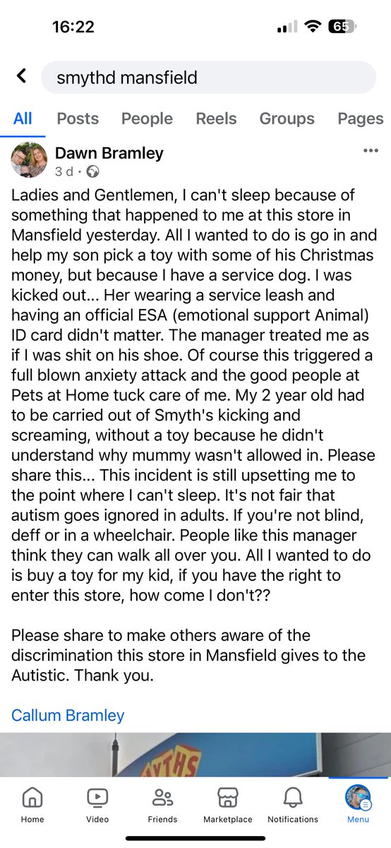 MmmmmChris's tweet photo. Hi @SmythsToysUK have you checked some of the google reviews and social media posts of your Mansfield branch. I didn't  have the “friendliest” experience today, and appears to be a common theme over the last year. The below occurred with a lady only the other day #autism https://t.co/UewH6jsApd