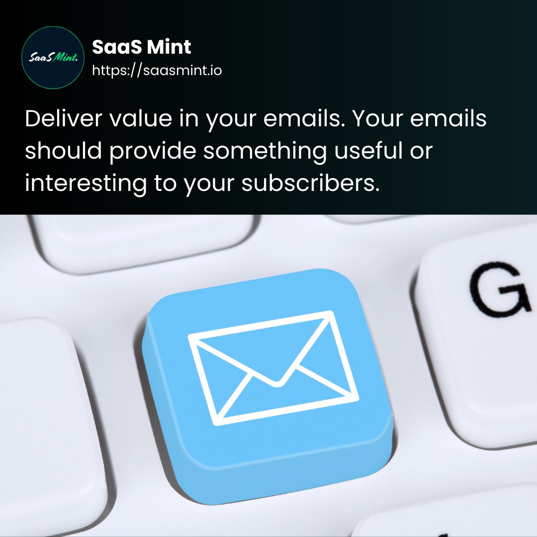 📧 Deliver value with every email! 💡 Make your subscribers' inboxes a treasure trove of insights and inspiration. 

#EmailMarketing #ValueDelivery #SubscriberLove #InboxGold #EngageWithPurpose #EmailTips #StayConnected