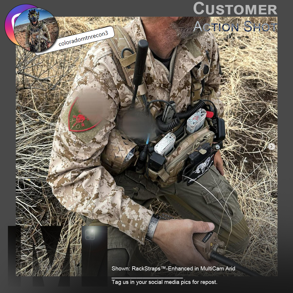 MissionSpec1's tweet photo. Customer submitted photo of his RackStraps-Enhanced in #MultiCamArid .
https://t.co/NNQyuqZhP0
#MissionSpec #RackStraps #MotorolaXTS5000 #ChestRig #TacticalGear #Military #LawEnforcement #milsim #airsoft #Police #USAMade #MadeInAmerica https://t.co/oluh2vheNg
