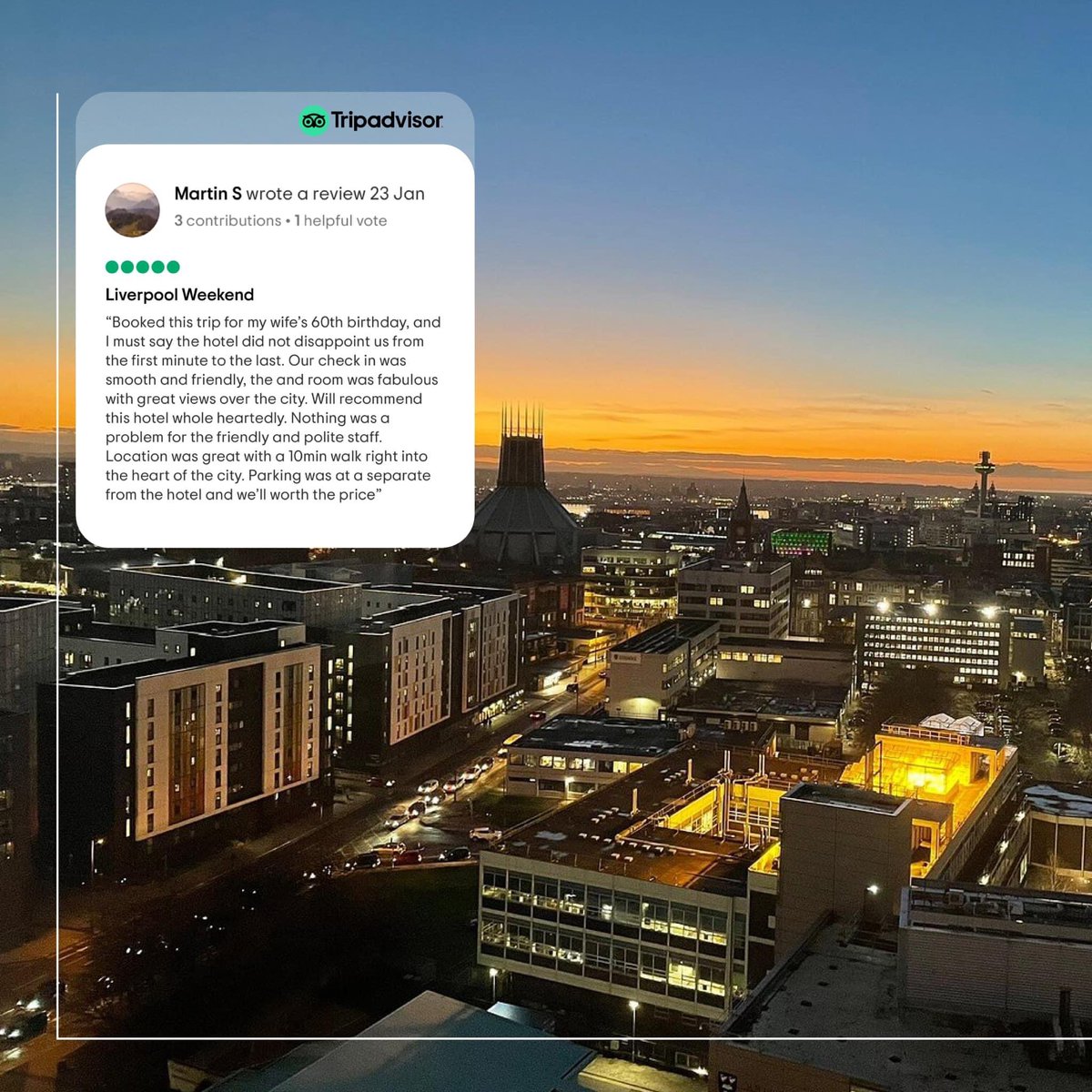 Another day, another fantastic review!

There are so many exciting events taking place in Liverpool this year.

BOOK YOUR STAY HERE...
bit.ly/npvwebsite 

#novotelpvl #NovotelLiverpoolPaddingtonVillage #liverpoolhotel