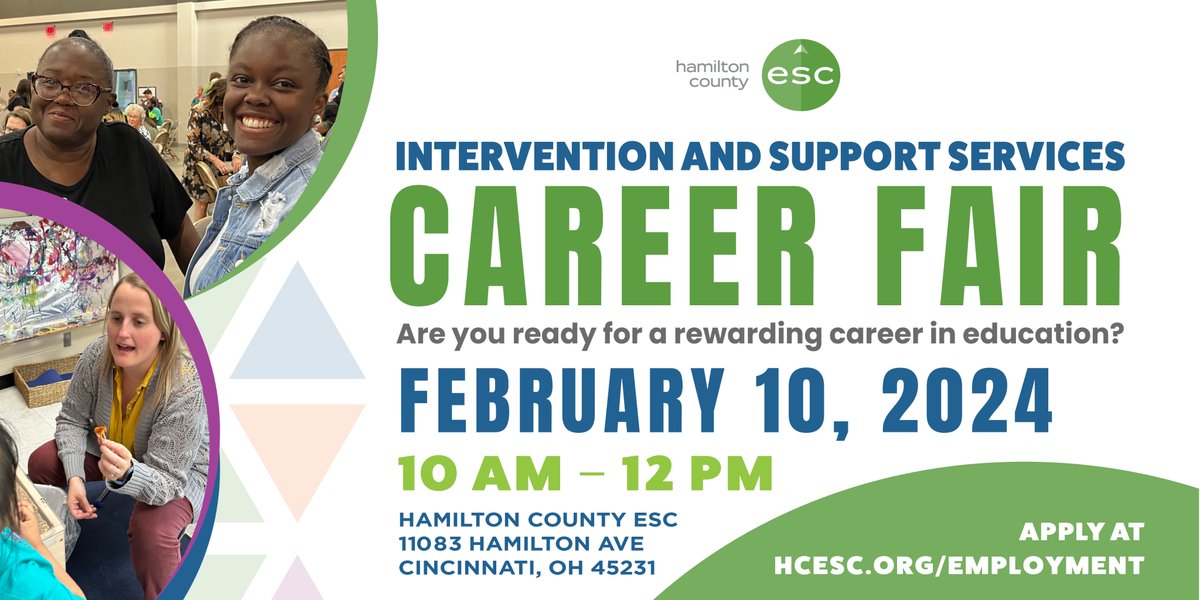PRMegK's tweet image. Work where it matters most! Join our Intervention and Support Services team at a CAREER FAIR. You will have a chance to speak with our school nurses, OT/PT/Speech professionals, school psychs, and more!
