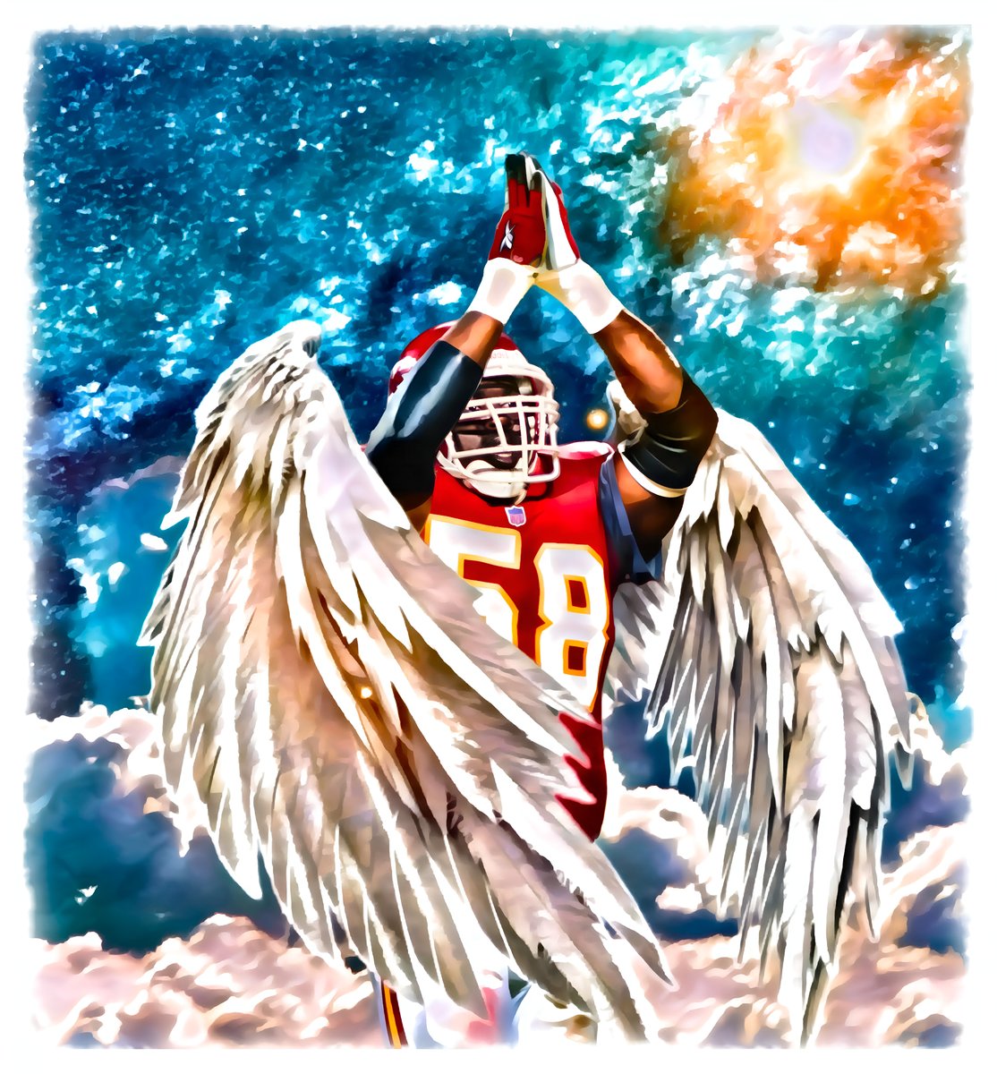 CDBurrisArt's tweet photo. Let's win 58 for 58!!!  Goooo Chiefs!!!! 💛❤️🏈🙏 #ChiefsKingdom #Chiefs https://t.co/77DUnAc64i