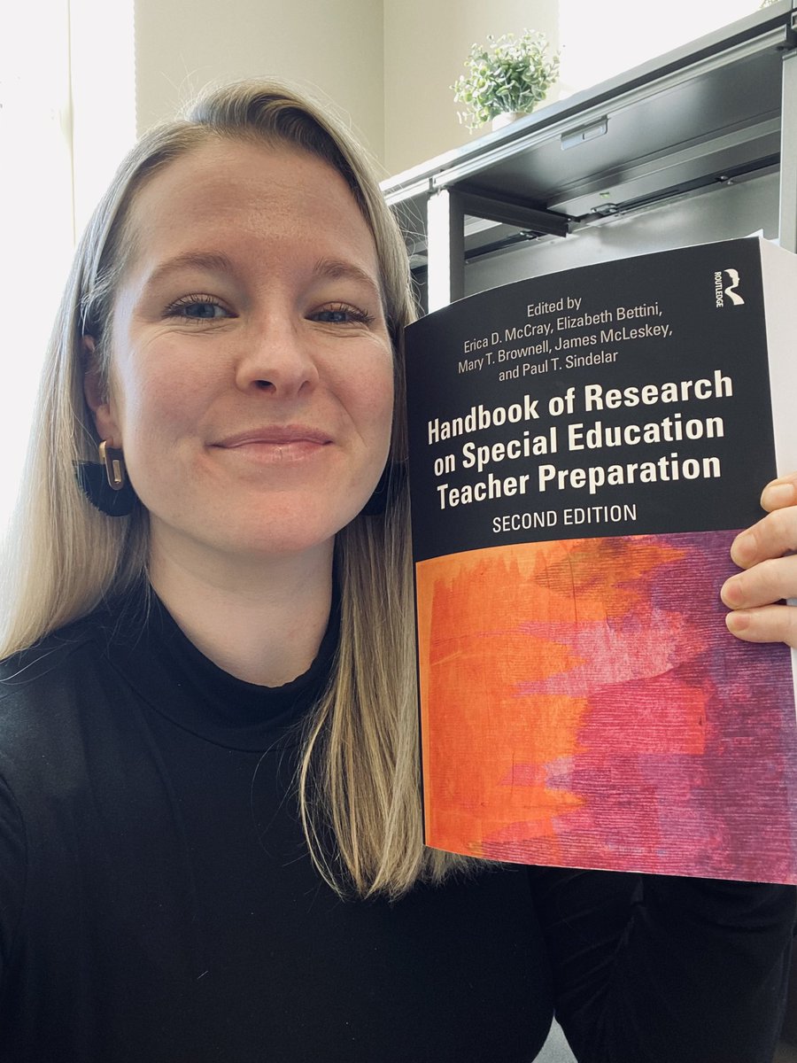 My copy arrived! Checkout The Handbook of Research in Special Education Teacher Preparation which contains chapters I cowrote with the amazing @lizbeth_bettini @MJK_PhD @SarahNagro @Lmasonwms @katepeeples @rkunemund @Ofudge06 @da_waterfield @LM_Griendling & more…