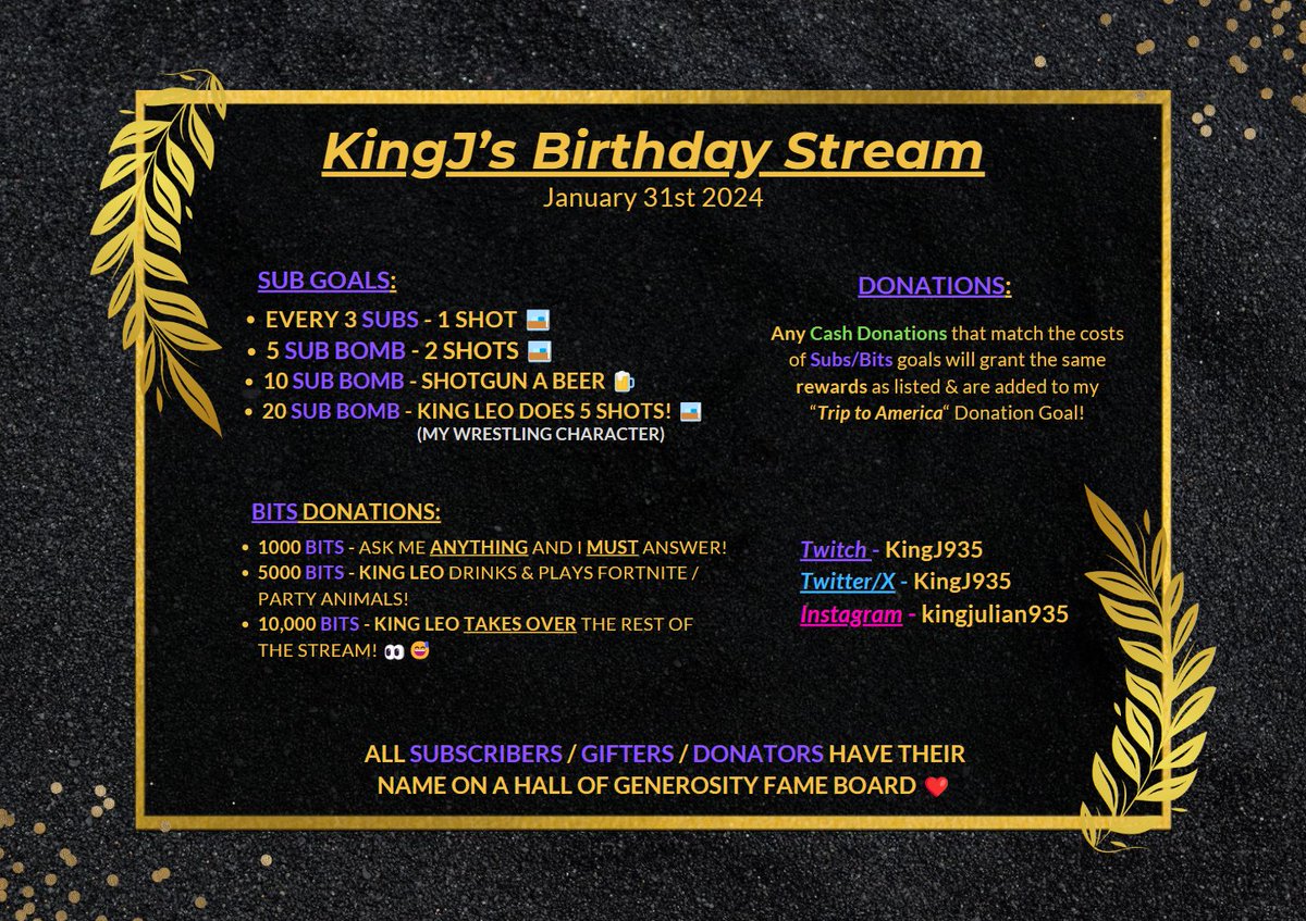 KingJ935's tweet photo. Going LIVE! 🌟 BIRTHDAY STREAM! 🎂
 https://t.co/XgrOHx4Bim

#twitch #twitchtv #birthday #follow #Fortnite #party #drink https://t.co/URMYcxWnEZ