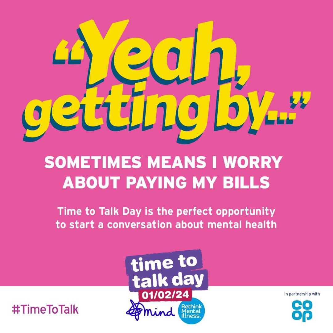 Project14DV's tweet image. Tomorrow is #TimeToTalk Day 

You can get involved just by sending someone a text! 

Keep an eye out tomorrow and we will share some of the brill resources that Mind and Rethink have put together 

❤️💙🤍 #BeReyt ❤️💙🤍