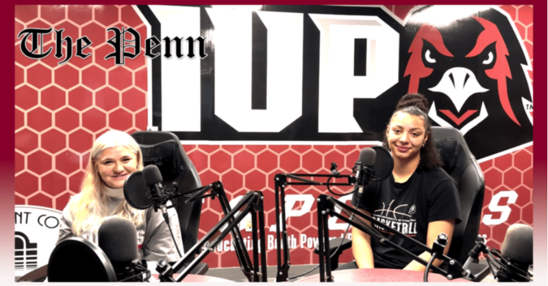 ThePennIUP's tweet photo. For this week's episode, @IUP_wbb senior, Teirra Preston, came to the Studio to give insight on her time with the Crimson Hawks and the teams current season.
