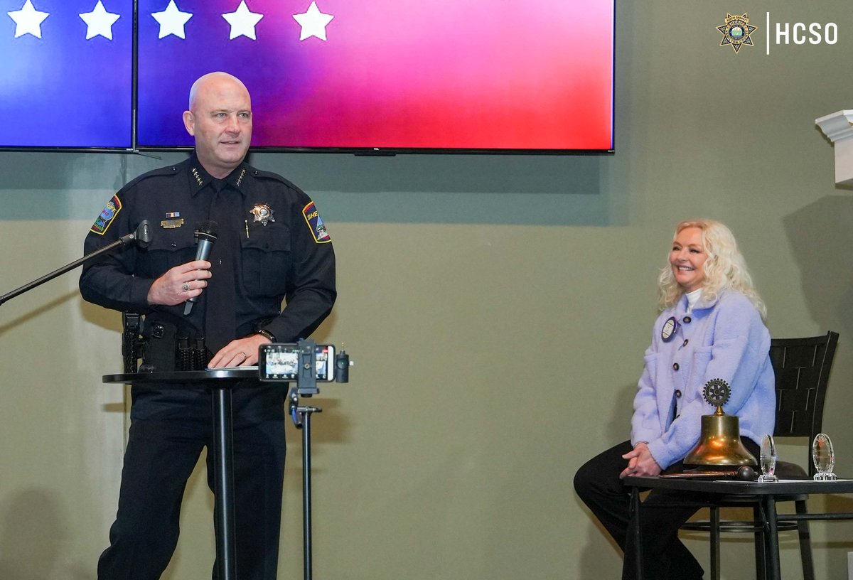 “Sergeant Durham’s values and selflessness embodies the true definition of a servant leader. His dedication, service and commitment to his family, the HCSO, and the citizens to which he serves exemplifies the Rotary’s motto of “Service Above Self,” stated <a href="/AGarrettSheriff/">Austin Garrett</a>