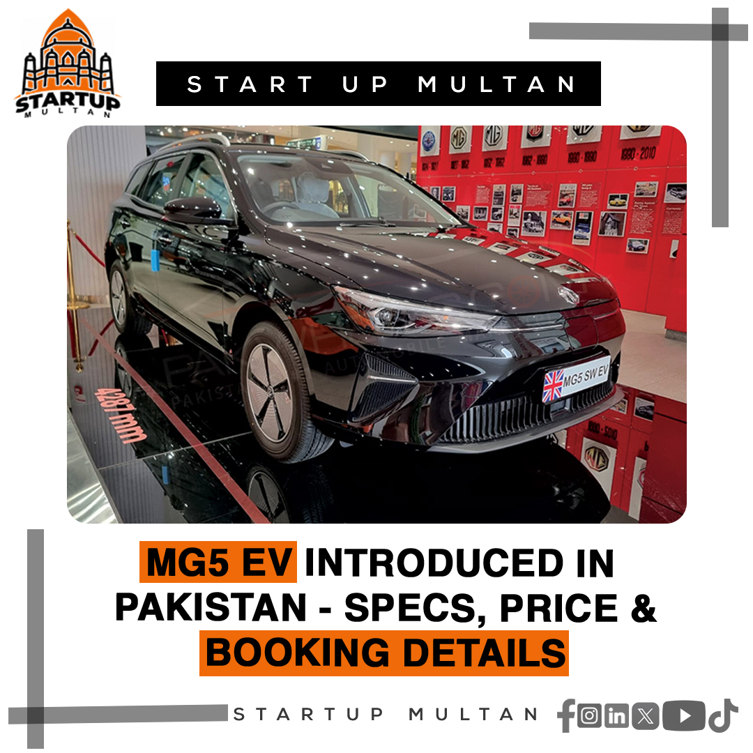 startupmul51016's tweet photo. MG Motors has boldly launched the world’s first electric station wagon MG5 EV Introduced In Pakistan.
#Rawalpindi #PetrolDieselPrice#ImranKhanPTI#Establishment#Shoaib Malik#Balochistan https://t.co/5TG8CR2YWz