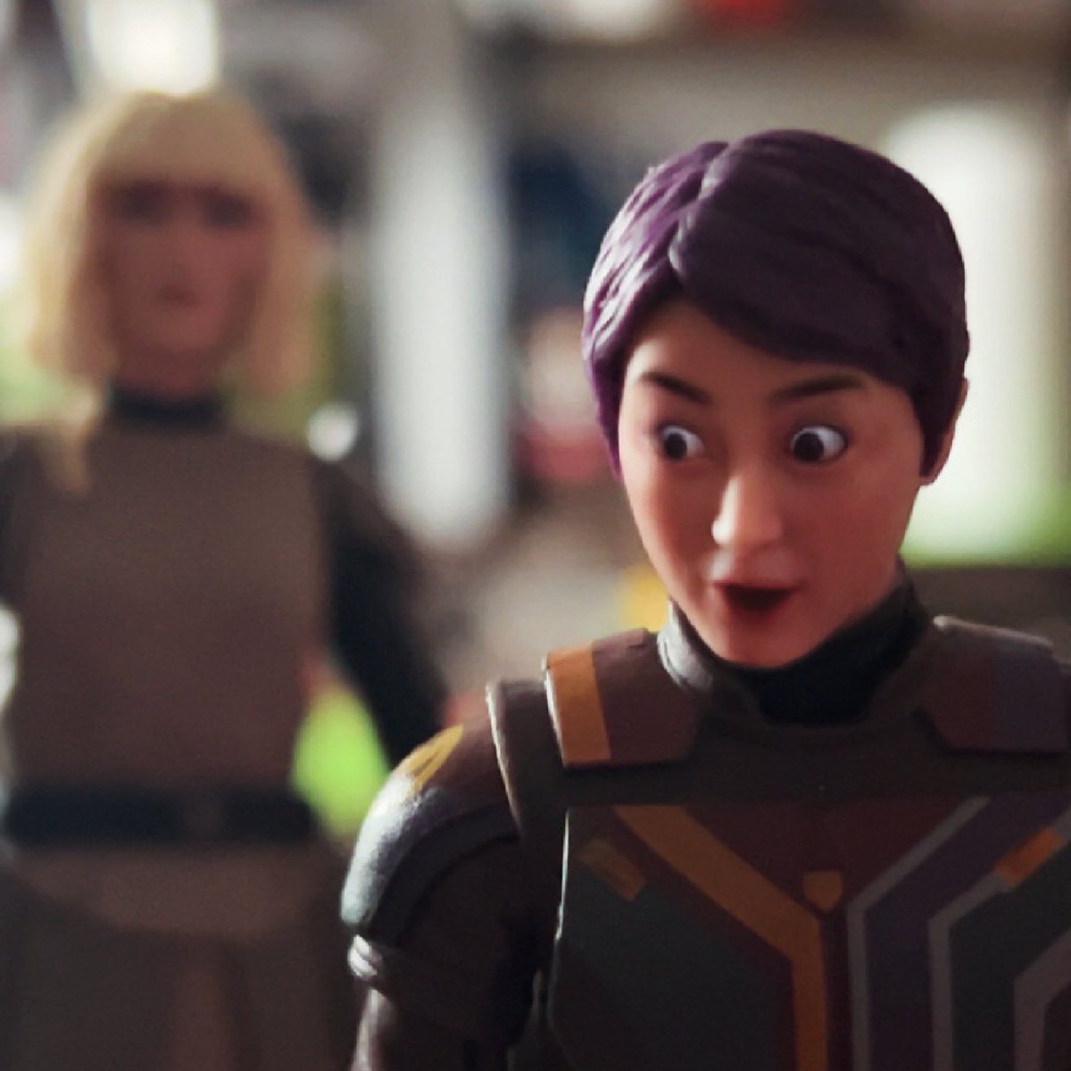 Sabine and Shin . 😳❤️ #Sabine #ShinHati #Oops #Haha #FunnyFaces #Figures #Happy