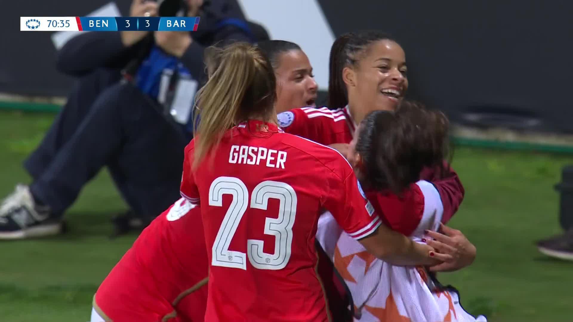 AN ABSOLUTELY INSANE TEAM GOAL FROM BENFICA! Jessica Silva finishes the effort. 🚀Watch the UWCL LIVE for FREE on DAZN 👉  #UWCLonDAZN