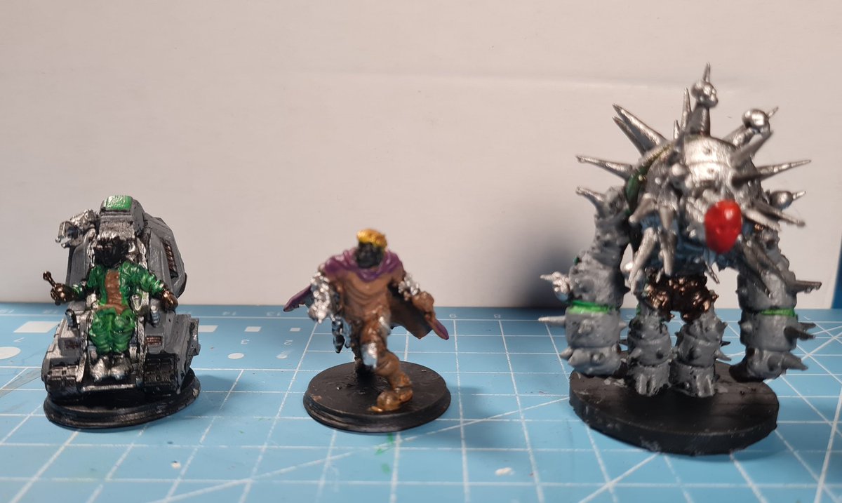 Kahitri's tweet photo. DnD miniatures with some finishing touches pt.1 https://t.co/CYJmeFojwh