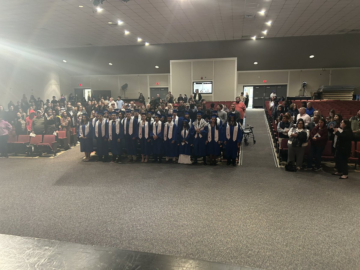 CMcCabeWCPSS's tweet photo. Congratulations to the 2024 class @SpartanTweets! Was a privilege to join the 26 seniors graduating mid year this evening. https://t.co/ZQ47OSSd8G