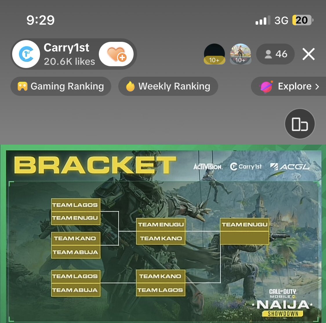 landlordlive_'s tweet photo. Team Enugu should win this easily
@carry1st @AfricanGaming
#CODMNG https://t.co/msp2FcKrRW