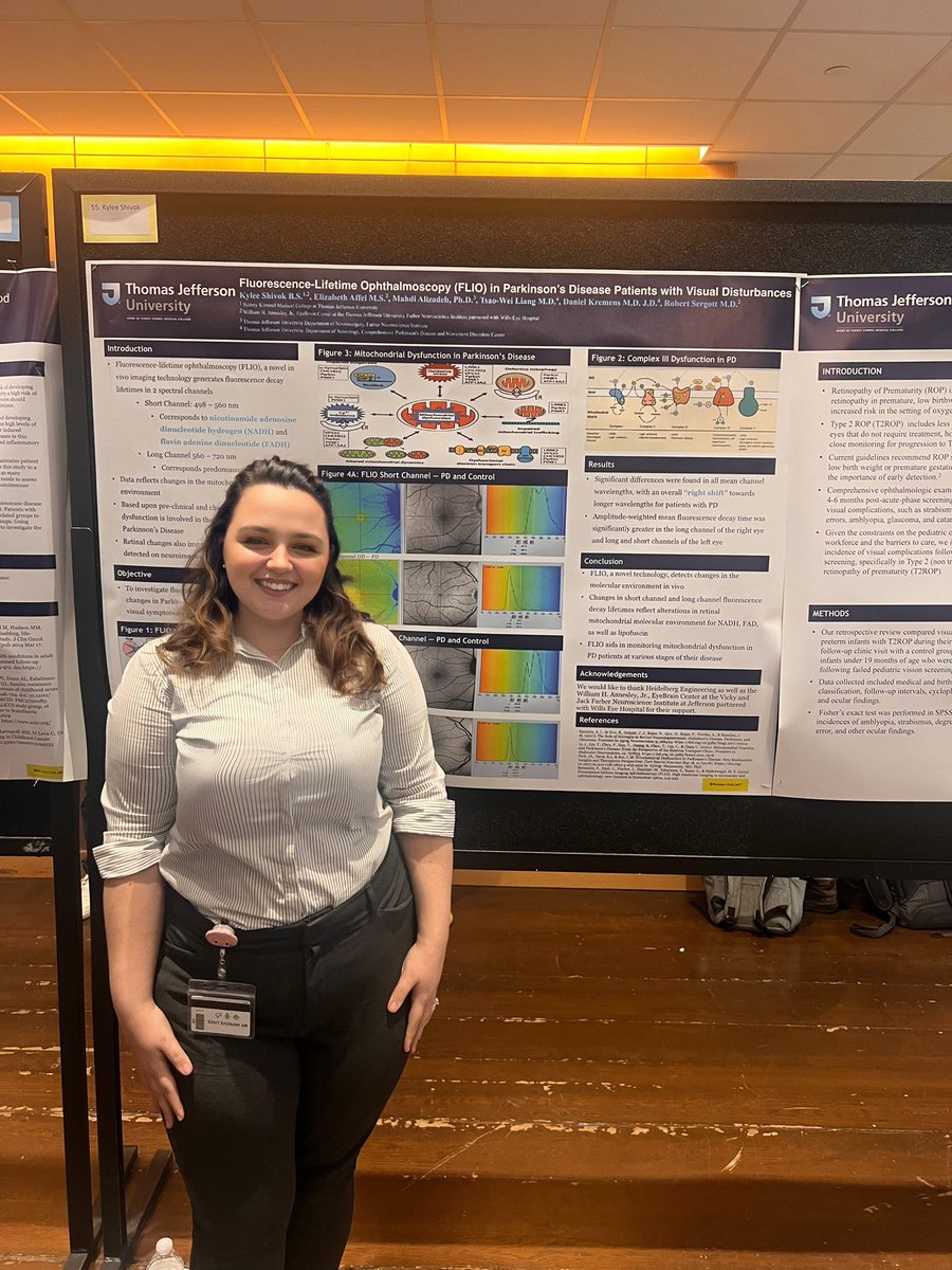 kyleeshivok's tweet photo. won an award for my research with FLIO and PD today! big thanks to @HeidelbergEngUK , @NeuroatJeff , and the EyeBrain Center as well as both Elizabeth Affel and Dr. Robert Sergott for their unwavering support and guidance. https://t.co/eKBSjzxHQf