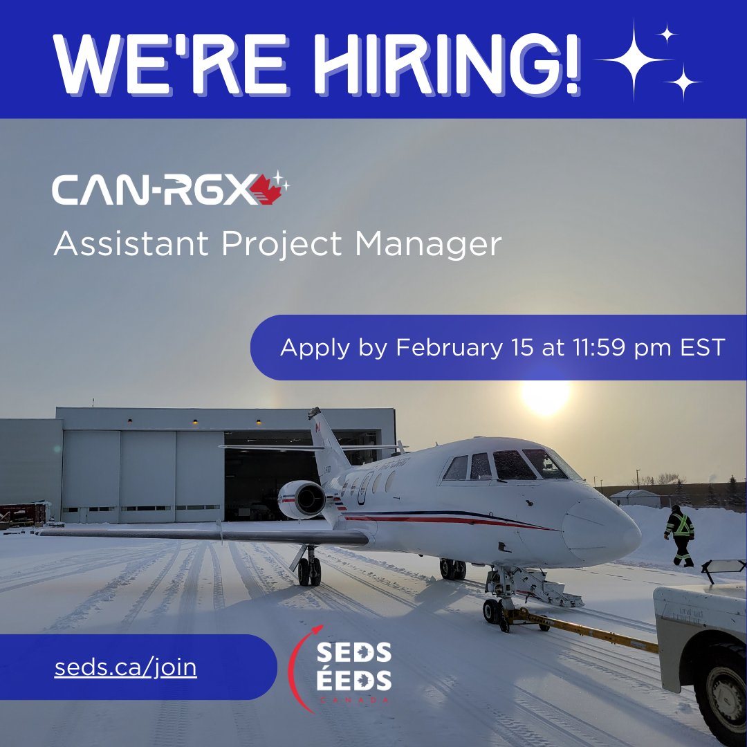 Passionate about space exploration? Interested in taking on a pivotal role in organizing Canada's only microgravity research competition for students? This volunteer position may be for you!

To learn more and to apply, visit seds.ca/join