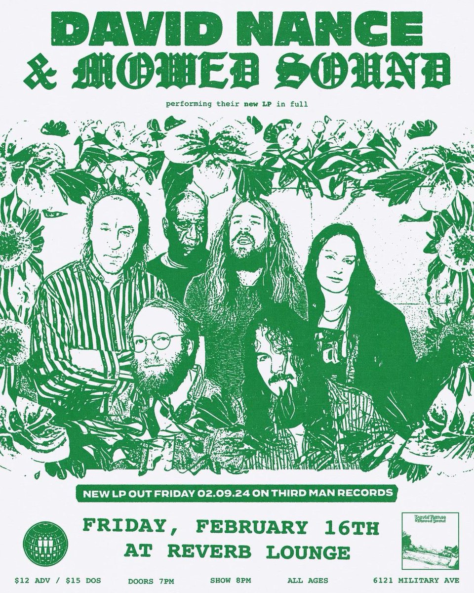 She Pagan on my Athlete until I DAVID NANCE AND MOWED SOUND