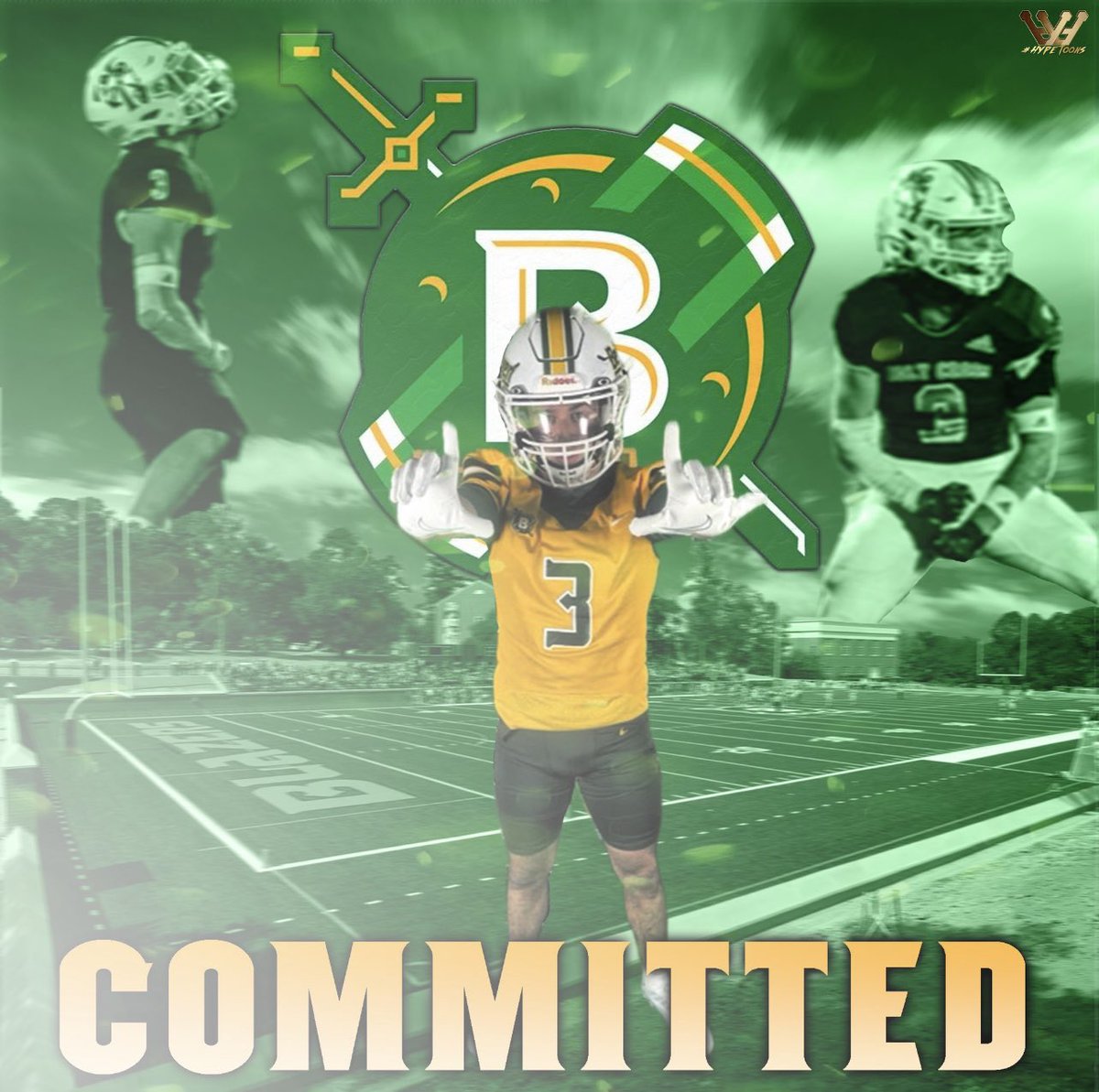 I want to start off by thanking God, My family, my Coaches, and teammates for supporting me. I’m excited to announce that I’ll be committing to Belhaven University. GO BLAZERS! @scott_wattigny @TommyC711 @cthomp1982 @HolyCrossFB @Brade_Ice @BelhavenFB @HypeSportsToons