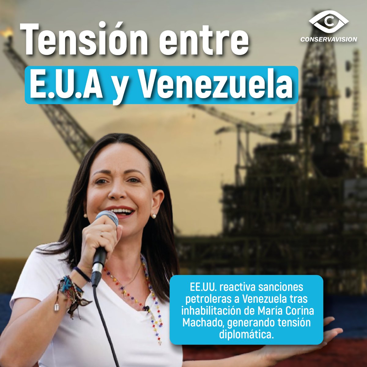 Estados Unidos anuncia sanciones al petróleo y gas de Venezuela tras inhabilitación de <a href="/MariaCorinaYA/">María Corina Machado</a>. Tensión diplomática en aumento. 

#Noticias #Nacionales #Internacionales #Viral #EstadosUnidos #Venezuela #JoeBiden #NicolasMaduro #Sanciones #MaríaCorinaMachado #Petroleo #Gas