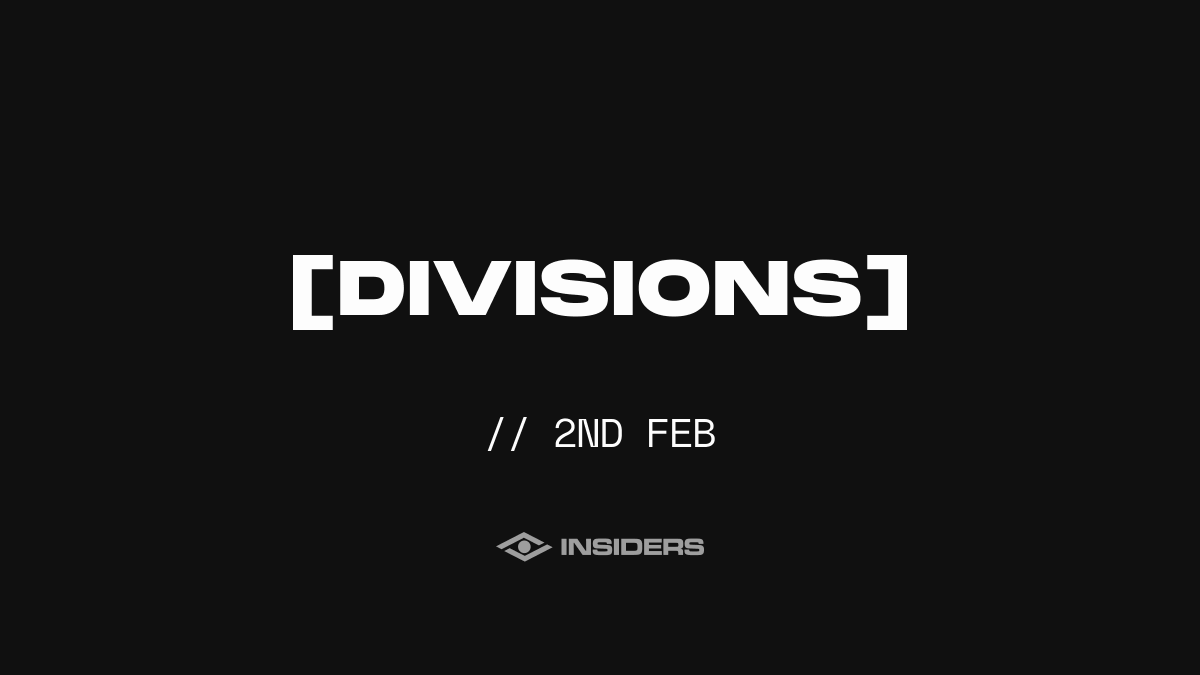 insiders_xyz's tweet photo. 👁️

[DIVISIONS] coming soon... https://t.co/prSSQH6EKX