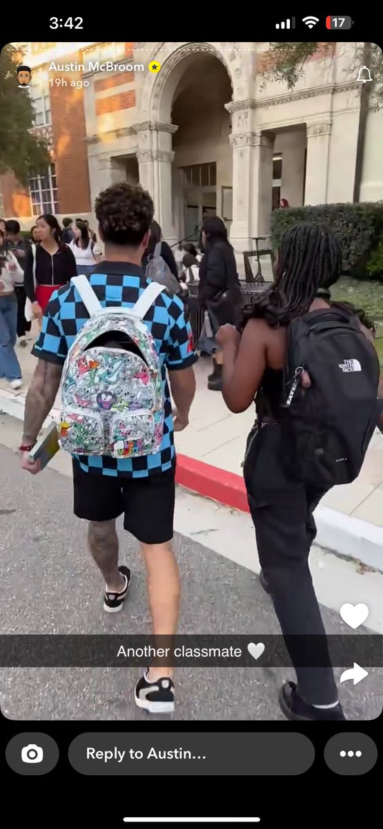 Lone1yStargirl's tweet photo. wtf is austin mcbroom doing at UCLA😭😫 brodie is lost 😭😭😭😭 https://t.co/2ihF382m0E