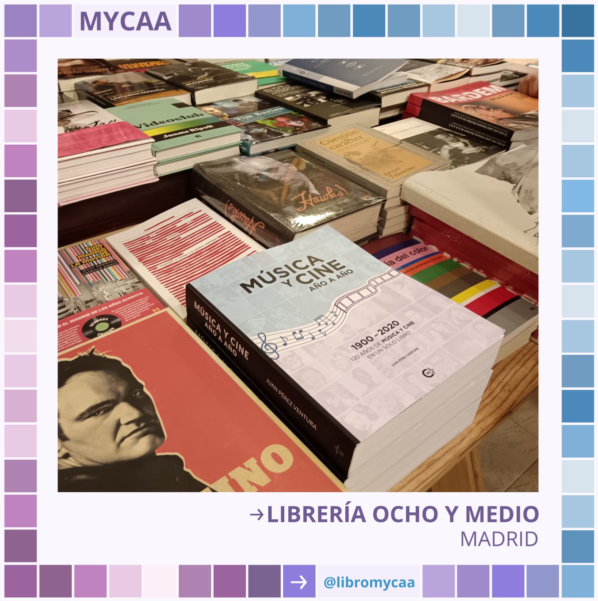 libroMYCAA's tweet image. 📚 El libro se puede encontrar en:
#Madrid Librería Ocho y Medio
#Barcelona Llibrería de la Imatge
#Zaragoza Librería La Montonera