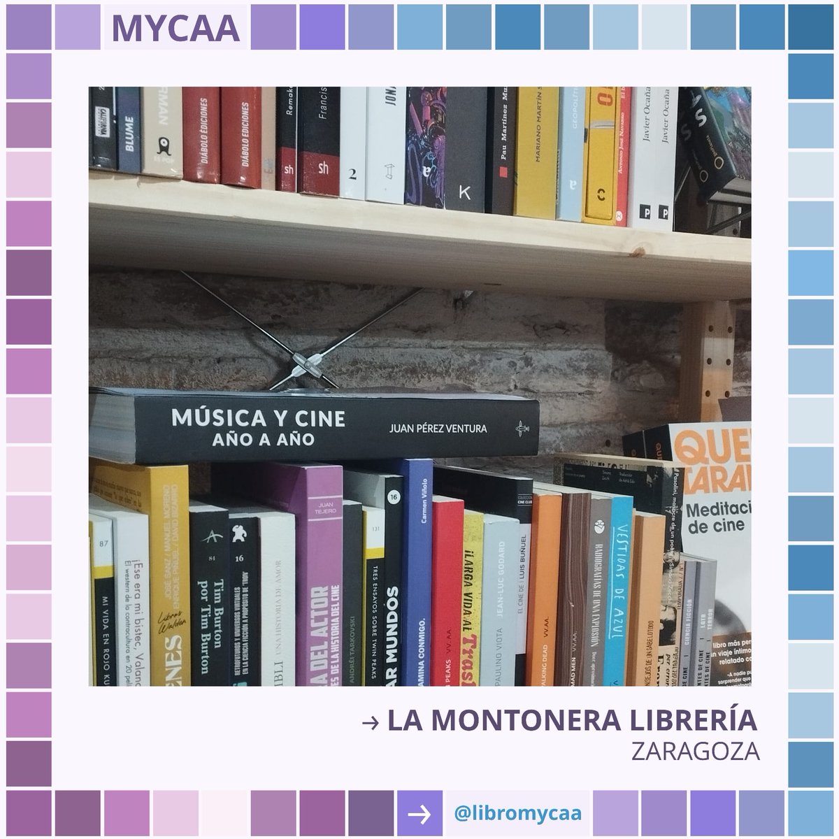 libroMYCAA's tweet image. 📚 El libro se puede encontrar en:
#Madrid Librería Ocho y Medio
#Barcelona Llibrería de la Imatge
#Zaragoza Librería La Montonera