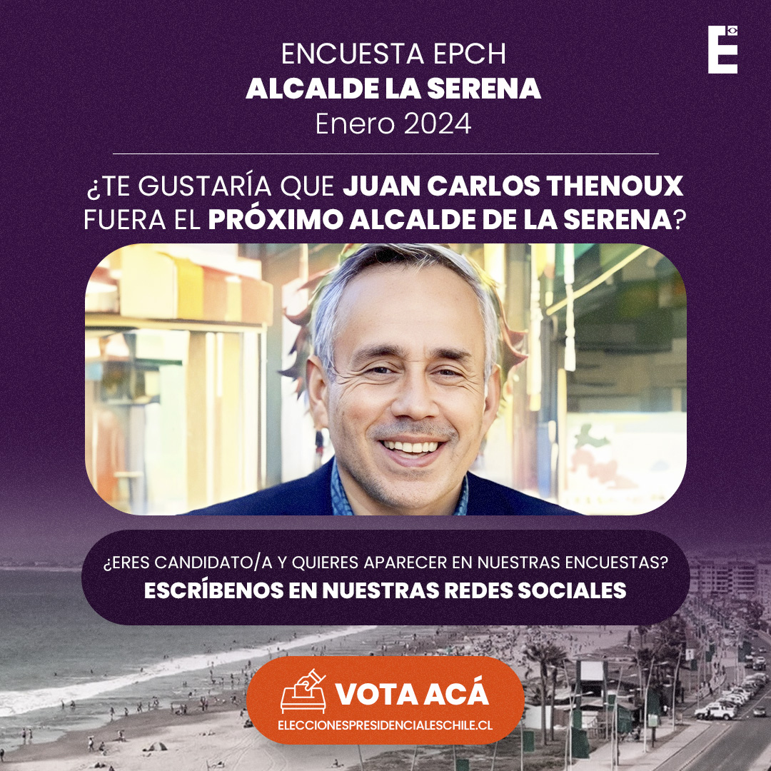 👉🏻 <a href="/jcthenoux/">Juan Carlos Thenoux Ciudad</a> Candidato del partido de la gente a la alcaldía de La Serena.

✅VOTA acá: bit.ly/47vW3Jl

Los Andes Maite Orsini #MerluzoDemente Desbordes Chiloé Ñuñoa