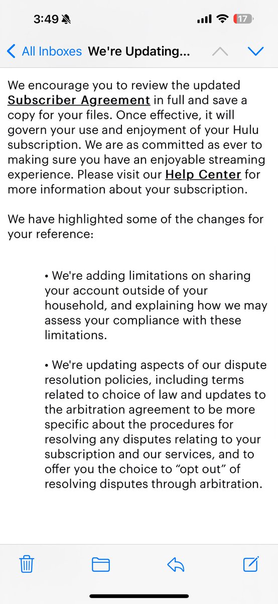 Well, looks like <a href="/hulu/">Hulu</a> is following <a href="/netflix/">Netflix</a>. Guess this will be another service I have to cancel.