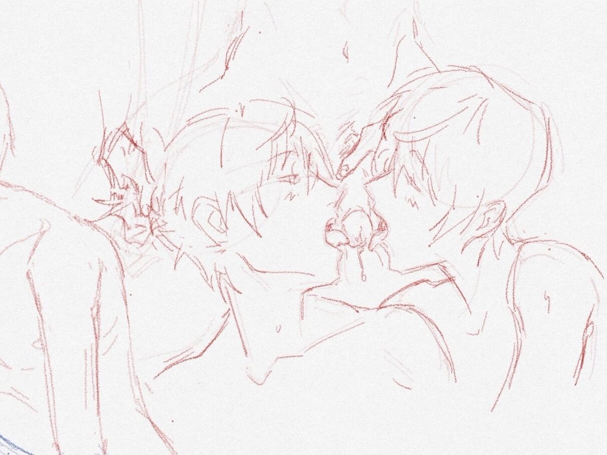 Ещё скетчи 
#DEATHNOTE #LawLight #LightYagami #Llawliet