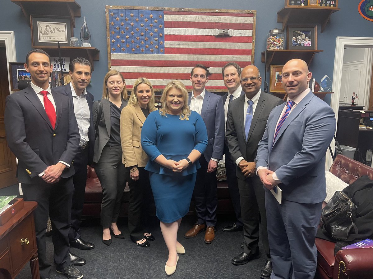 tmccarthyv94's tweet photo. Excellent day in DC meeting Congresswoman @kat_cammack with our partners @socios, @WinstonLaw, @WillkieFarr, & @rsonchain discussing the benefits of NFT’s & Web3 technology. 

I greatly appreciate Rep. Cammack’s support of the digital asset space and through her leadership we can ensure America leads in blockchain technology 🇺🇸