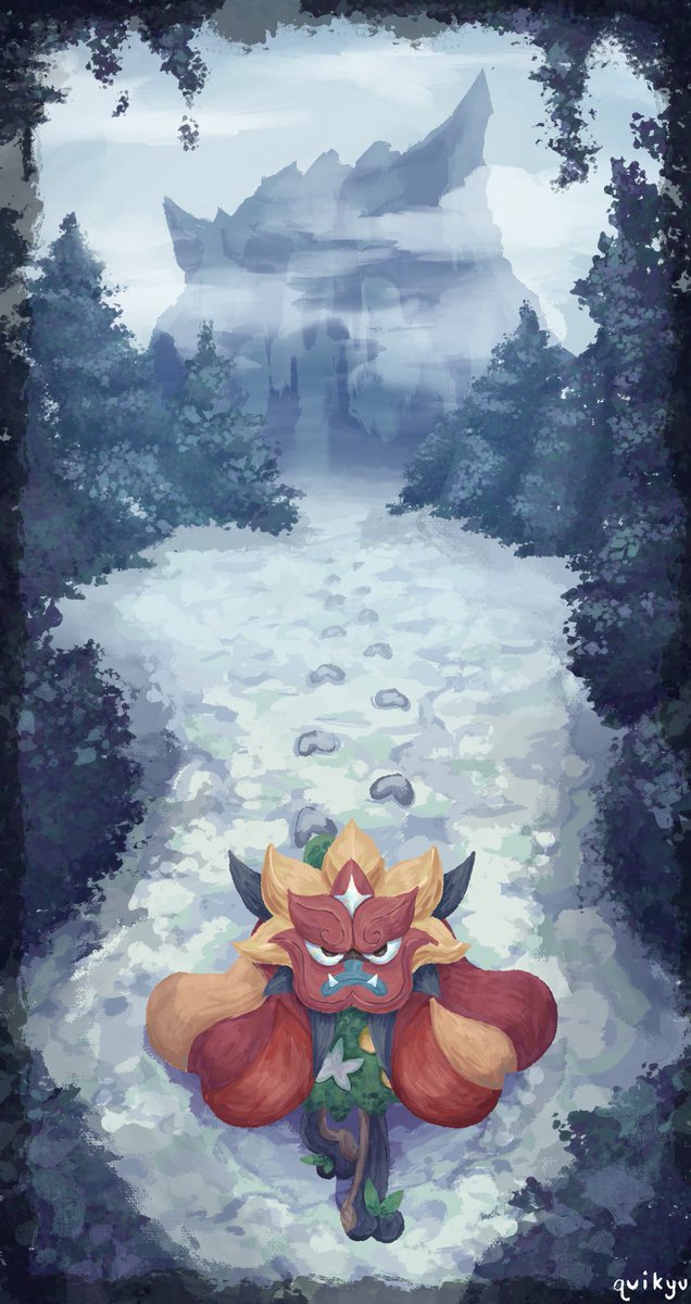quikyu_art's tweet photo. Winter 
#PokemonScarletViolet #ogerpon https://t.co/tV6yOrb5yU
