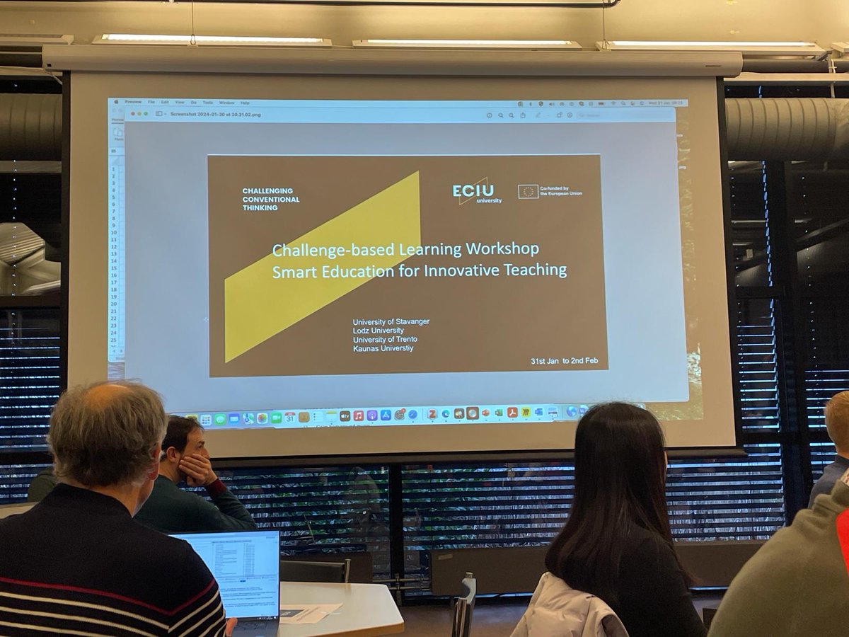 Learning more to teach better 💪

Our PI, Prof. <a href="/MargaridaFardi1/">Margarida Fardilha</a>, is attending the Challenge-based Learning Workshop at the <a href="/StavangerUniver/">Stavanger University</a>