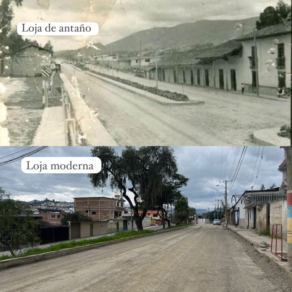 No hay diferencia …!!!
Semana #3 <a href="/MunicipioDeLoja/">Municipio de Loja</a>  y no asoma un solo trabajador de SIMAR para concluir la obra.
Mejor era q dejen no mas como estábamos, los baches estaban mejor….
Hasta cuando esperamos 🤬