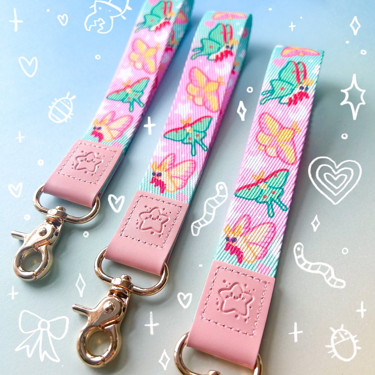 💖MOTH LANYARDS have fluttered into my waiting arms!!! 💖